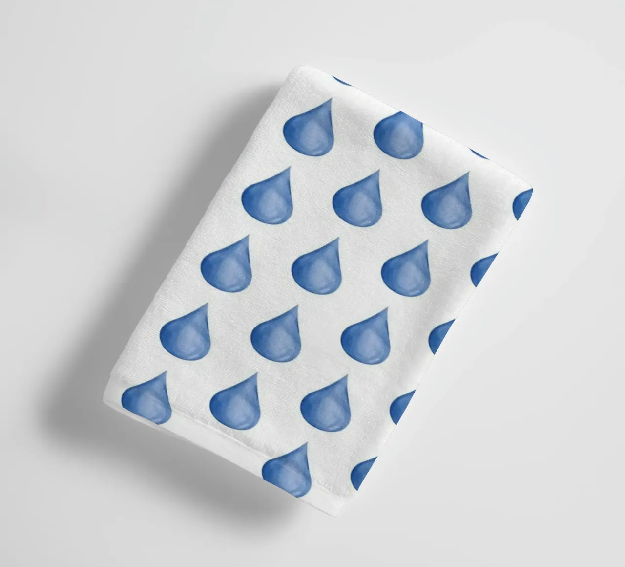Waterdrop Pattern #1 asciugamano da bagno da kathrinmay