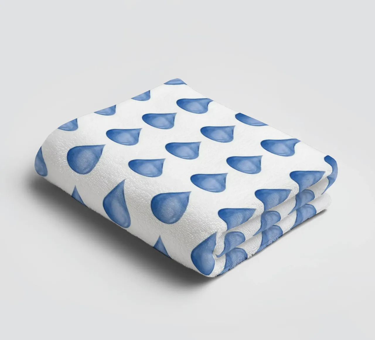 Waterdrop Pattern #1 asciugamano da bagno da kathrinmay