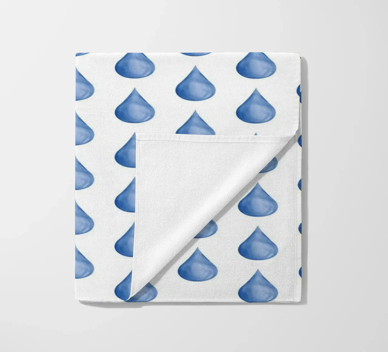 Waterdrop Pattern #1 beach towel by kathrinmay