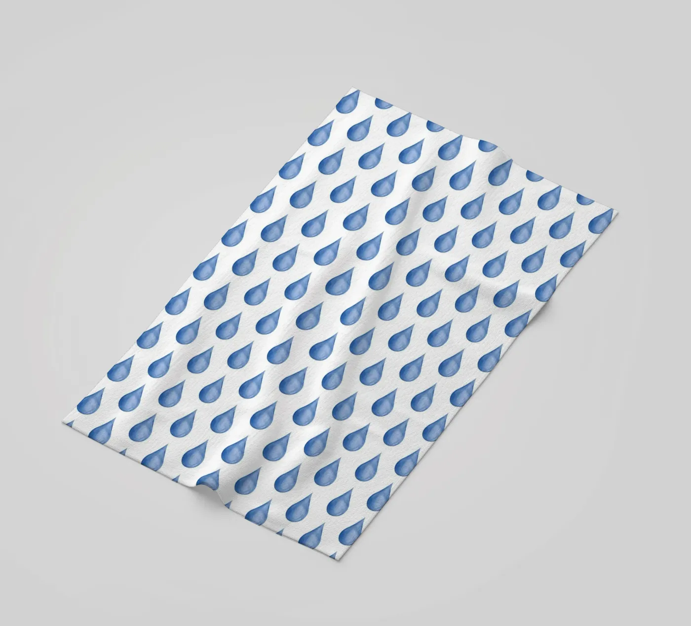 Waterdrop Pattern #1 Strandtuch von kathrinmay