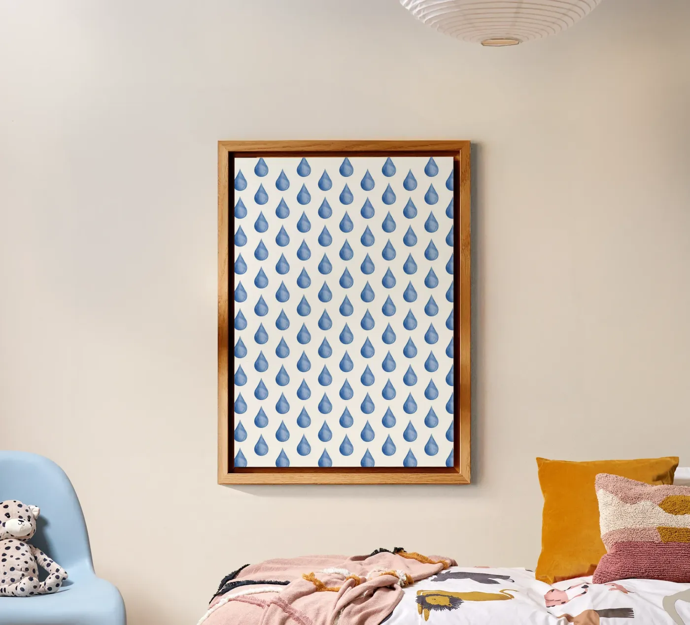 Waterdrop Pattern #1 forex plate by kathrinmay