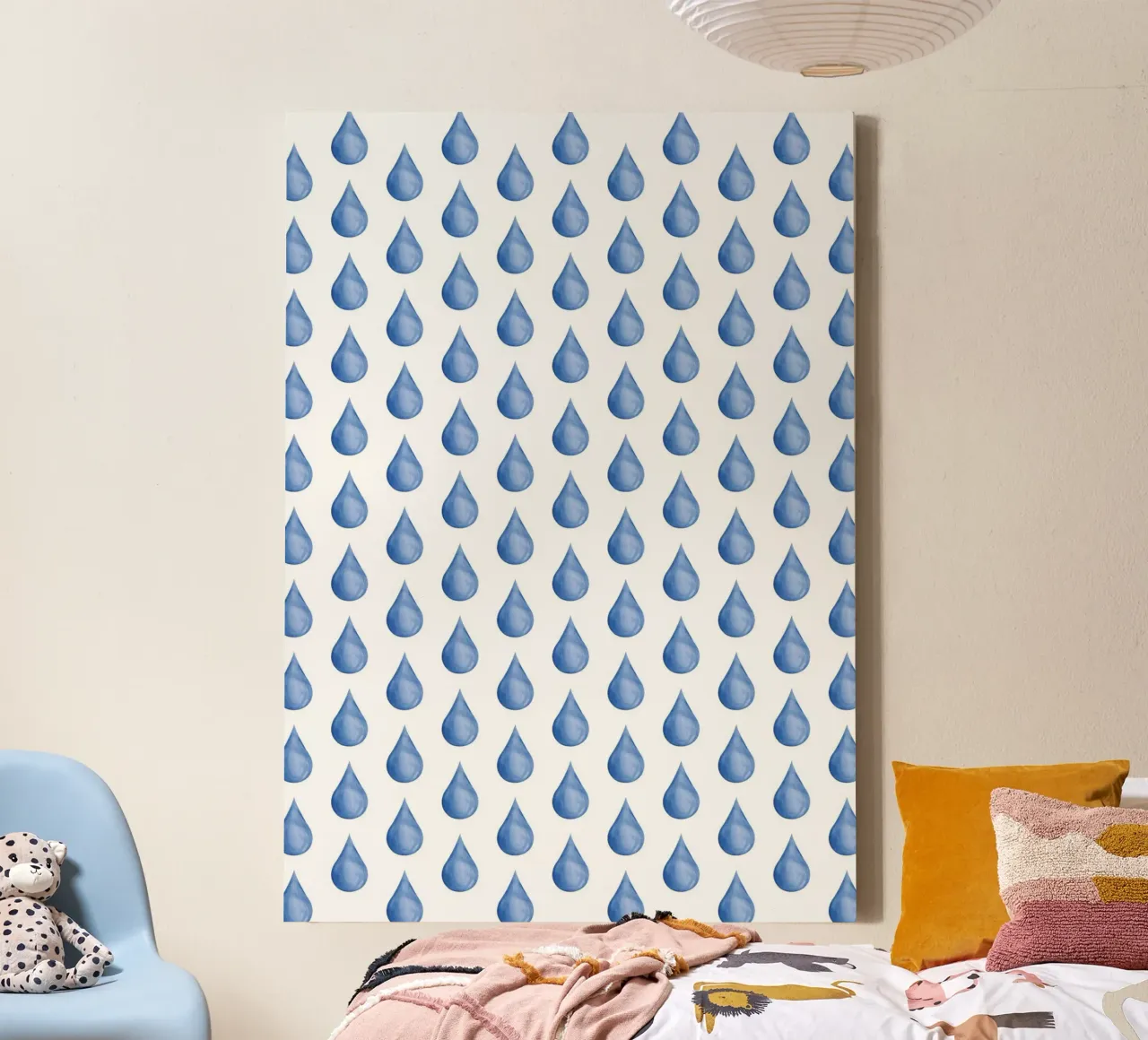 Waterdrop Pattern #1 tela da kathrinmay