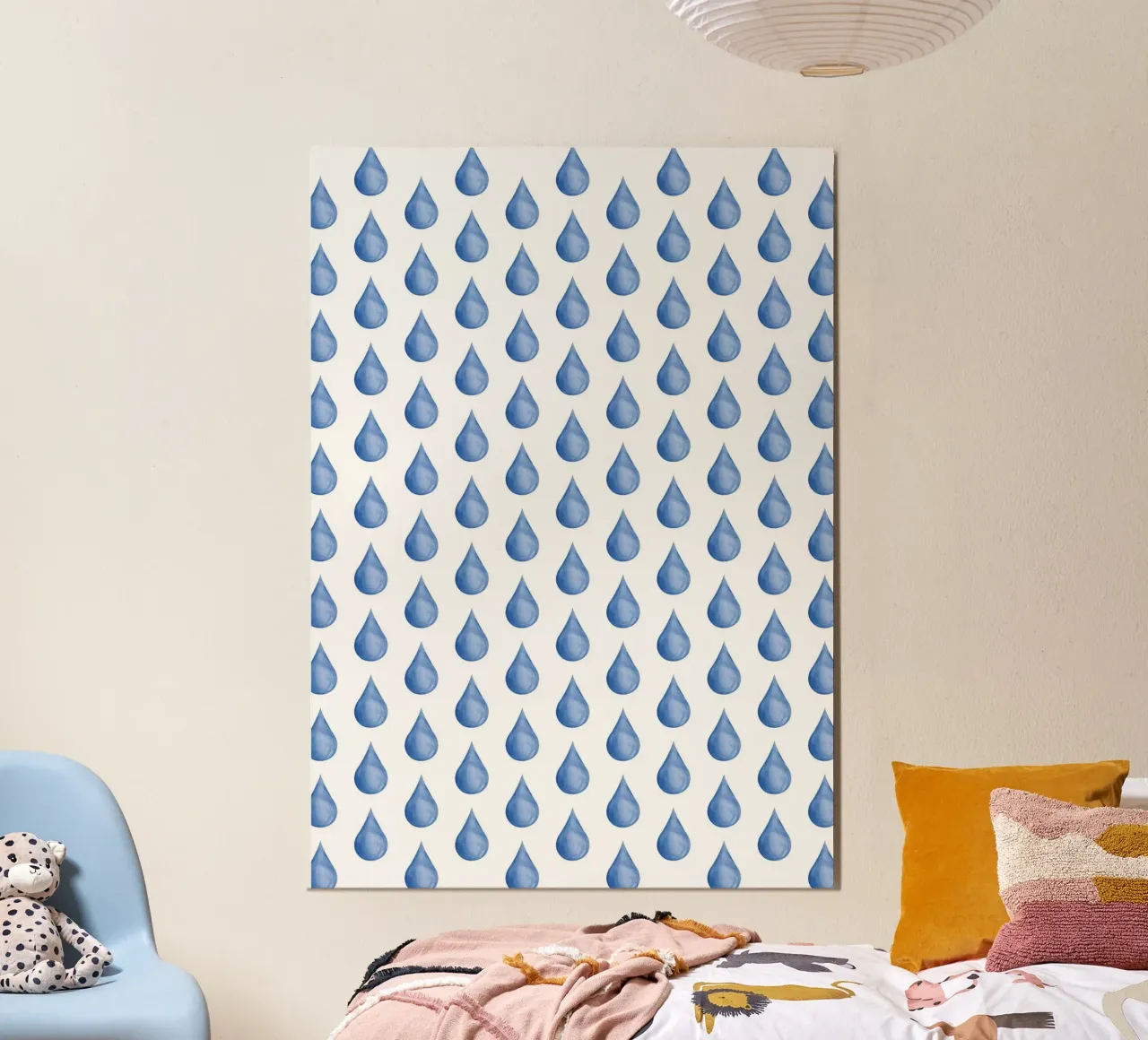 Waterdrop Pattern #1 poster da kathrinmay