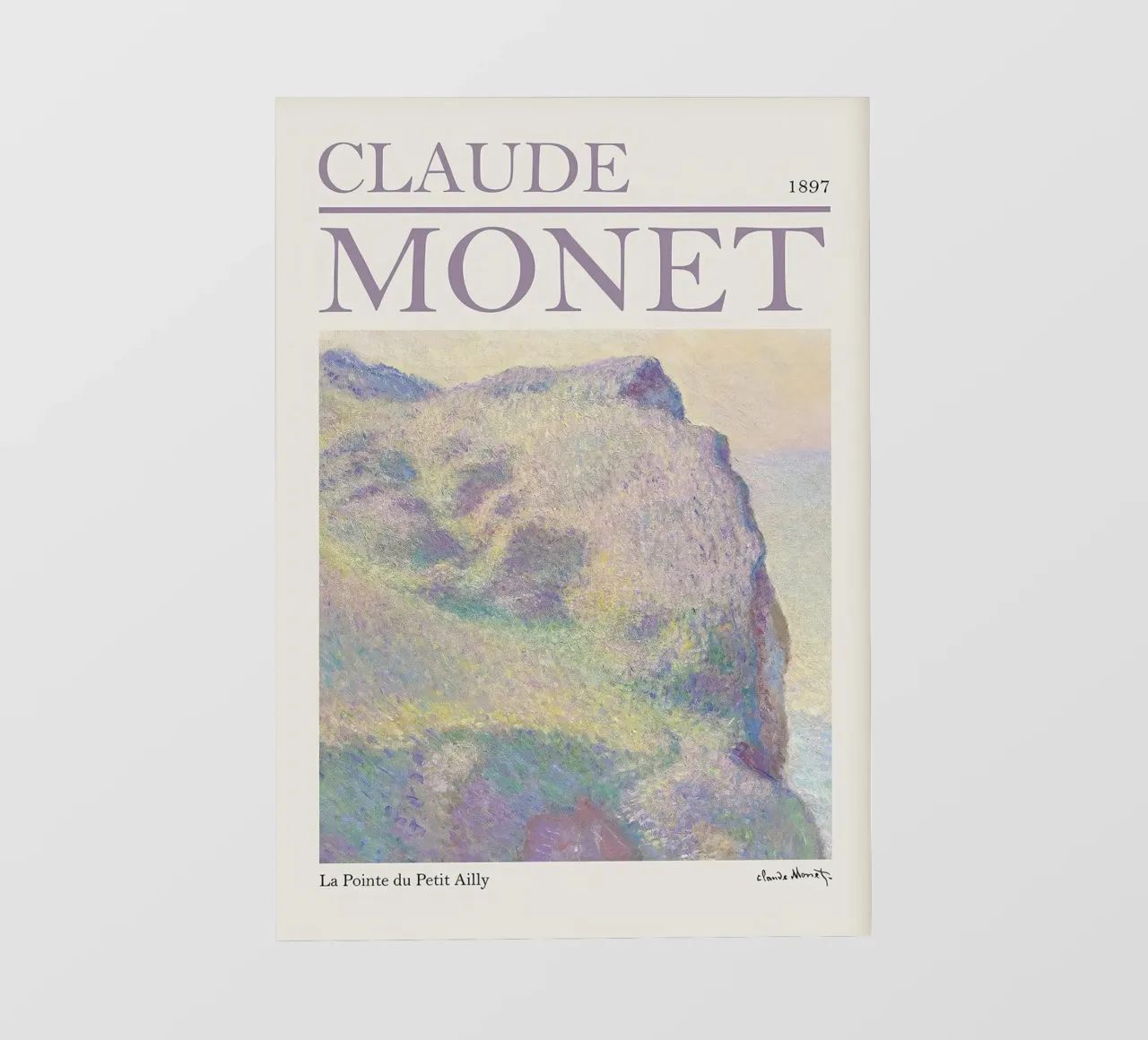 Mostra La Pointe du Petit Ailly Claude Monet pellicola backlit da Palletolate