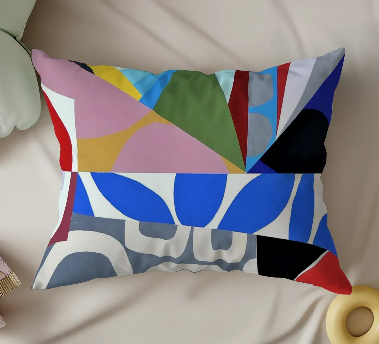 Forme geometriche astratte cuscino da David
