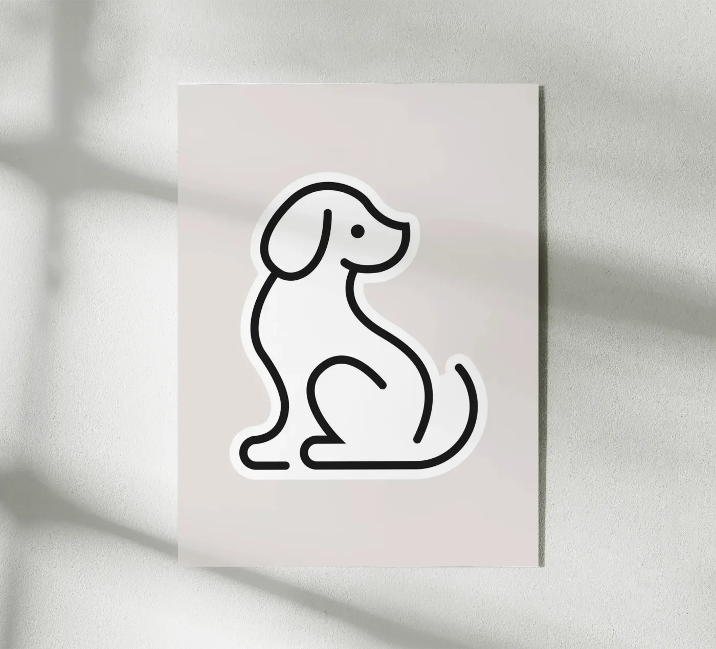 Dog Grey #1 plexiglass da kathrinmay