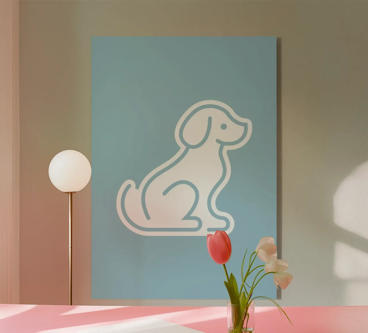 Dog Blue #2 plexiglass da kathrinmay