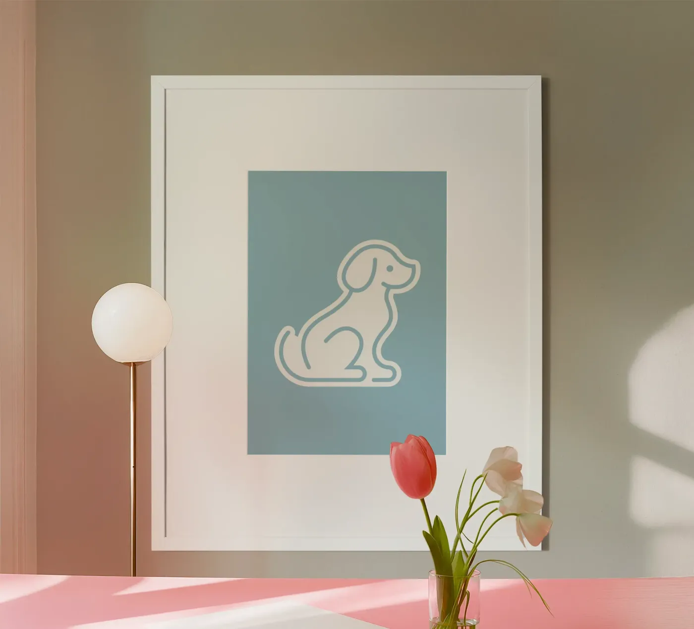 Dog Blue #2 poster da kathrinmay