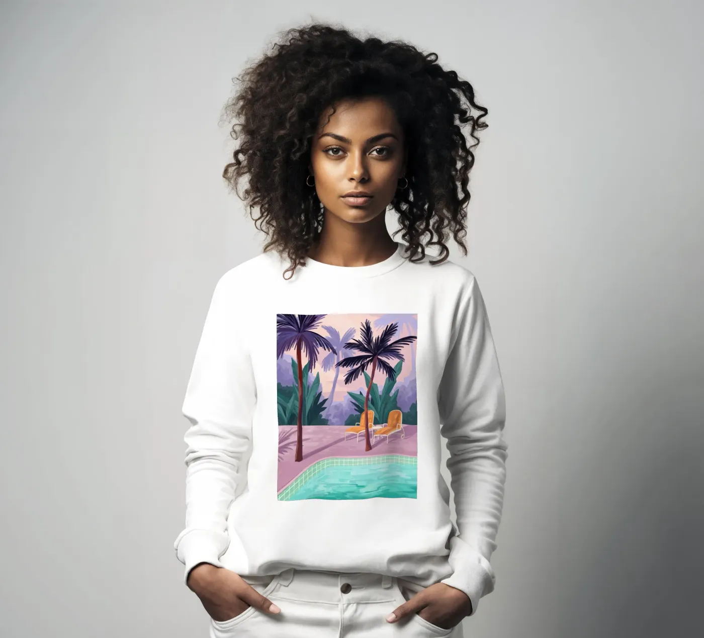 Two Sunbeds felpa da Goed Blauw
