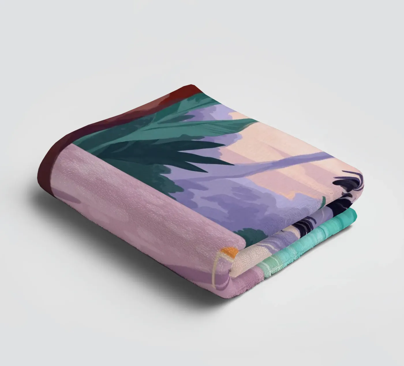 Two Sunbeds towel by Goed Blauw