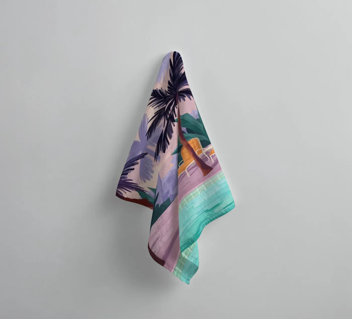 Two Sunbeds towel by Goed Blauw
