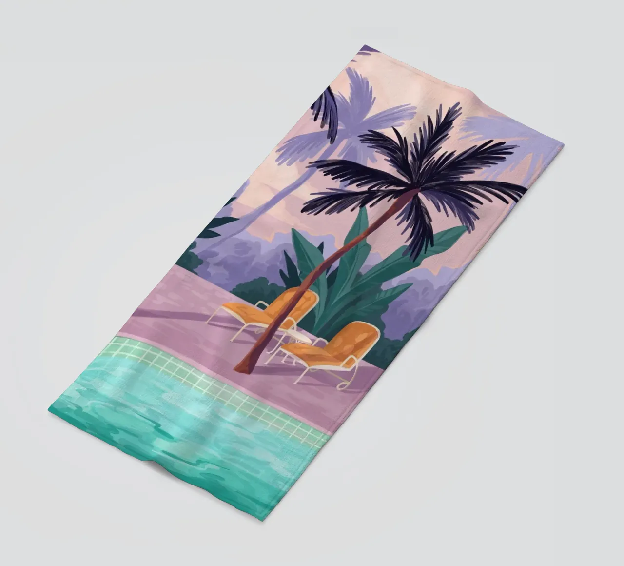 Two Sunbeds telo mare da Goed Blauw