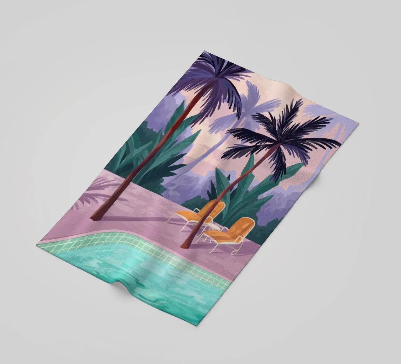 Two Sunbeds telo mare da Goed Blauw