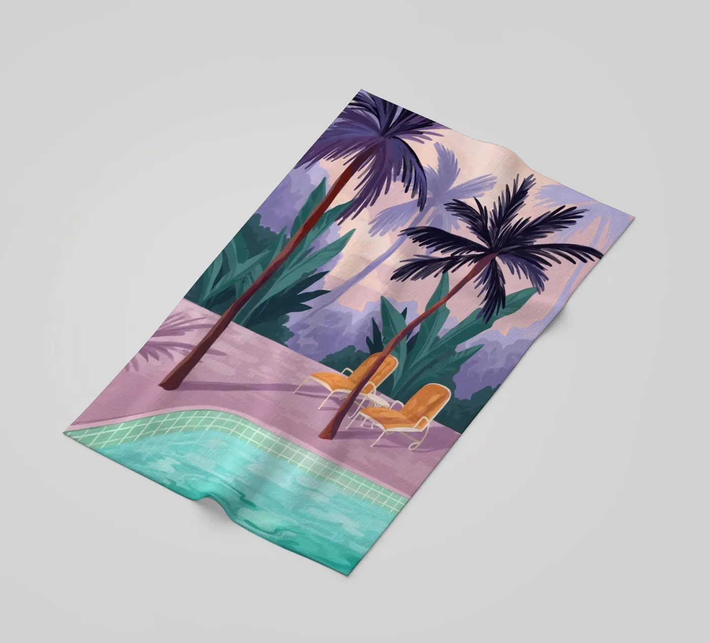 Two Sunbeds telo mare da Goed Blauw