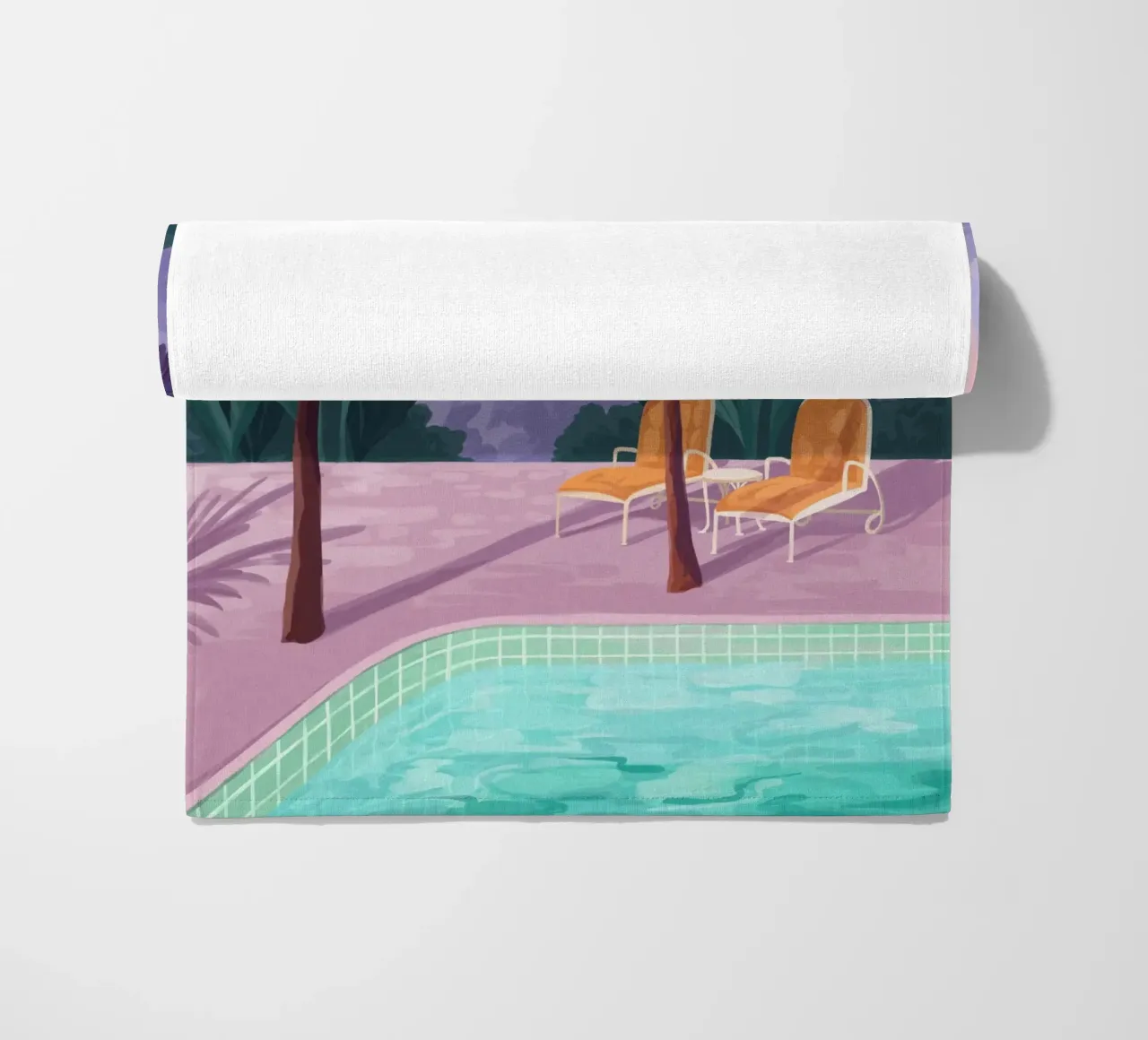 Two Sunbeds telo mare da Goed Blauw