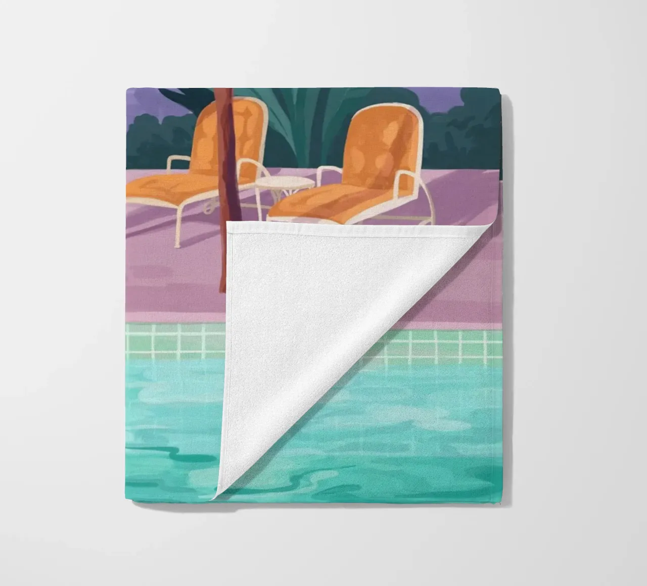 Two Sunbeds telo mare da Goed Blauw