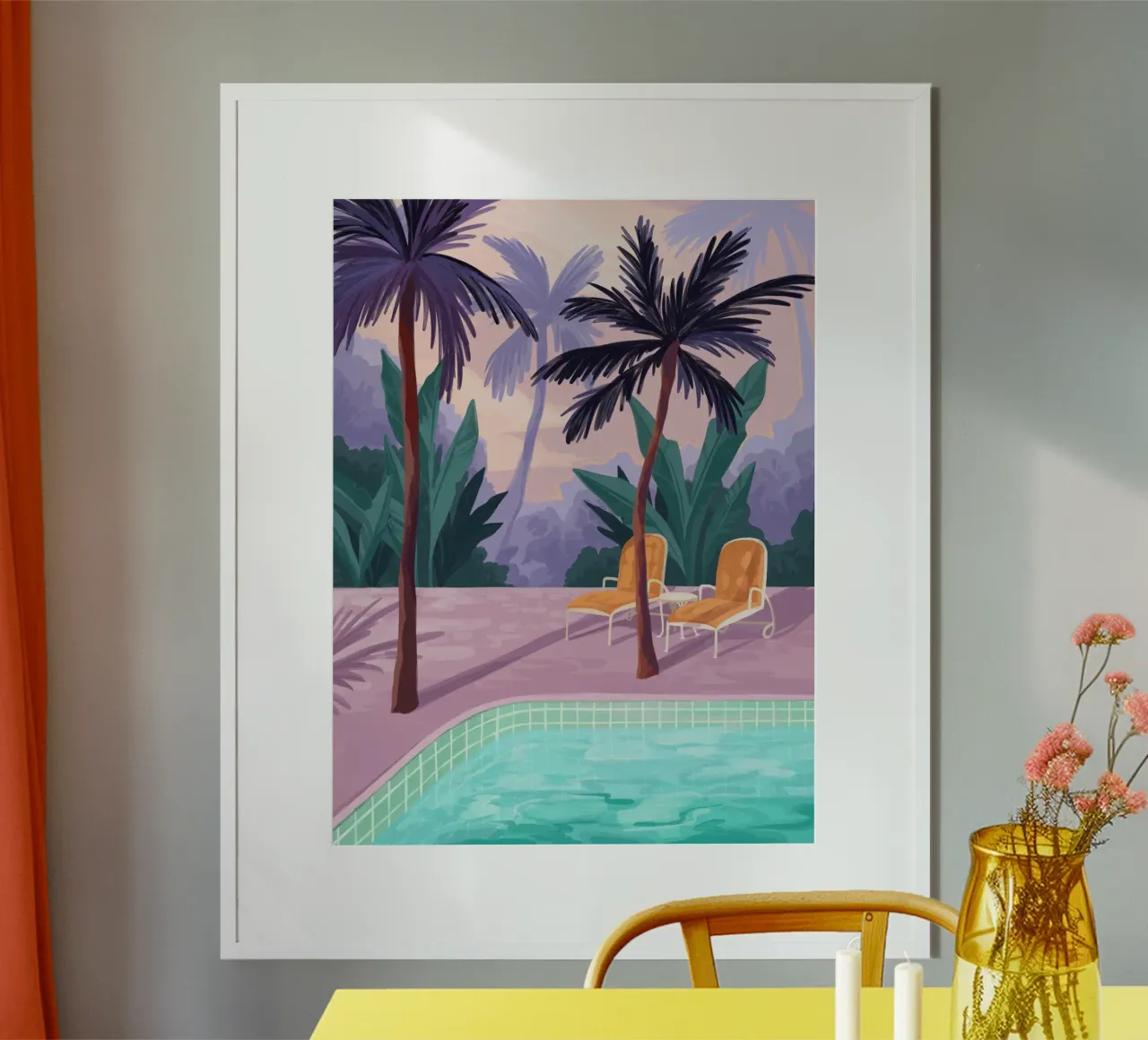 Two Sunbeds poster da Goed Blauw