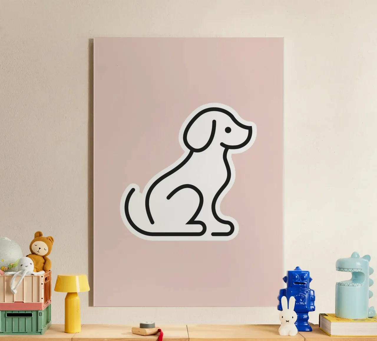 Dog Peachy #2 plexiglass da kathrinmay