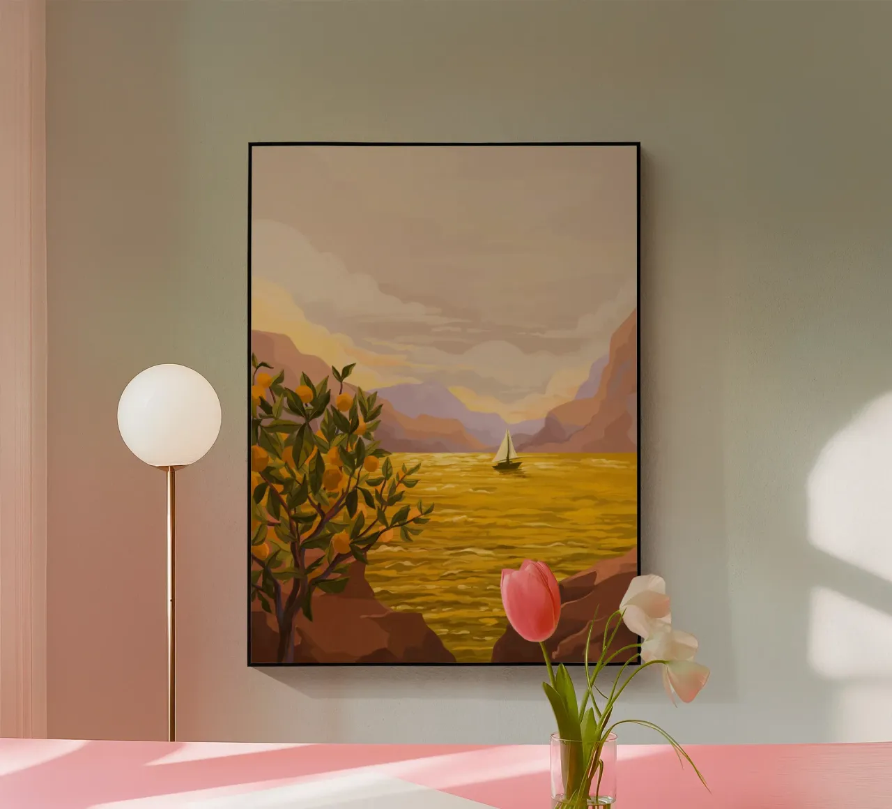 Golden Sunset plexiglass da Goed Blauw