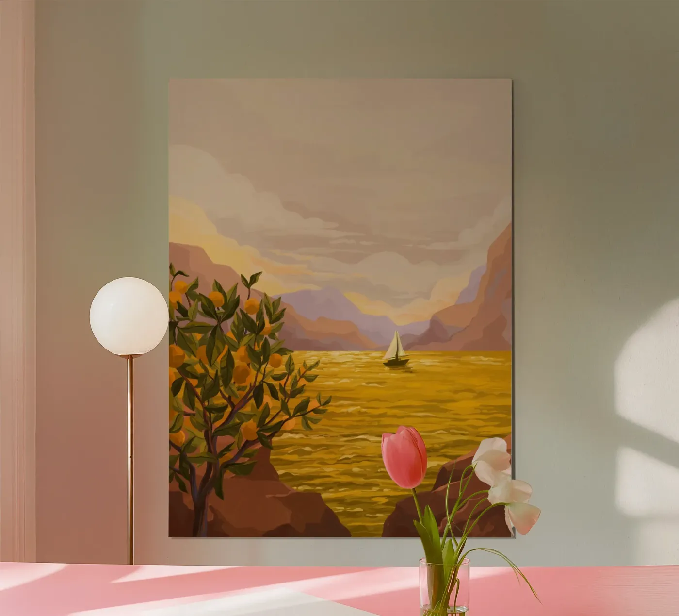 Golden Sunset poster da Goed Blauw