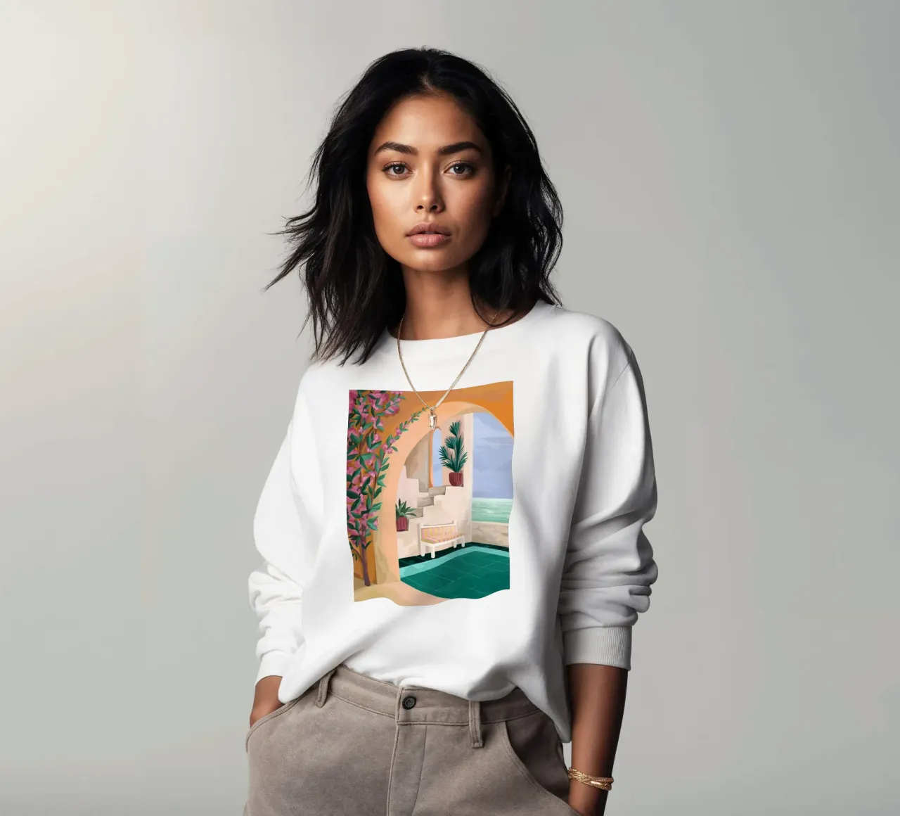 A bench with a view felpa da Goed Blauw