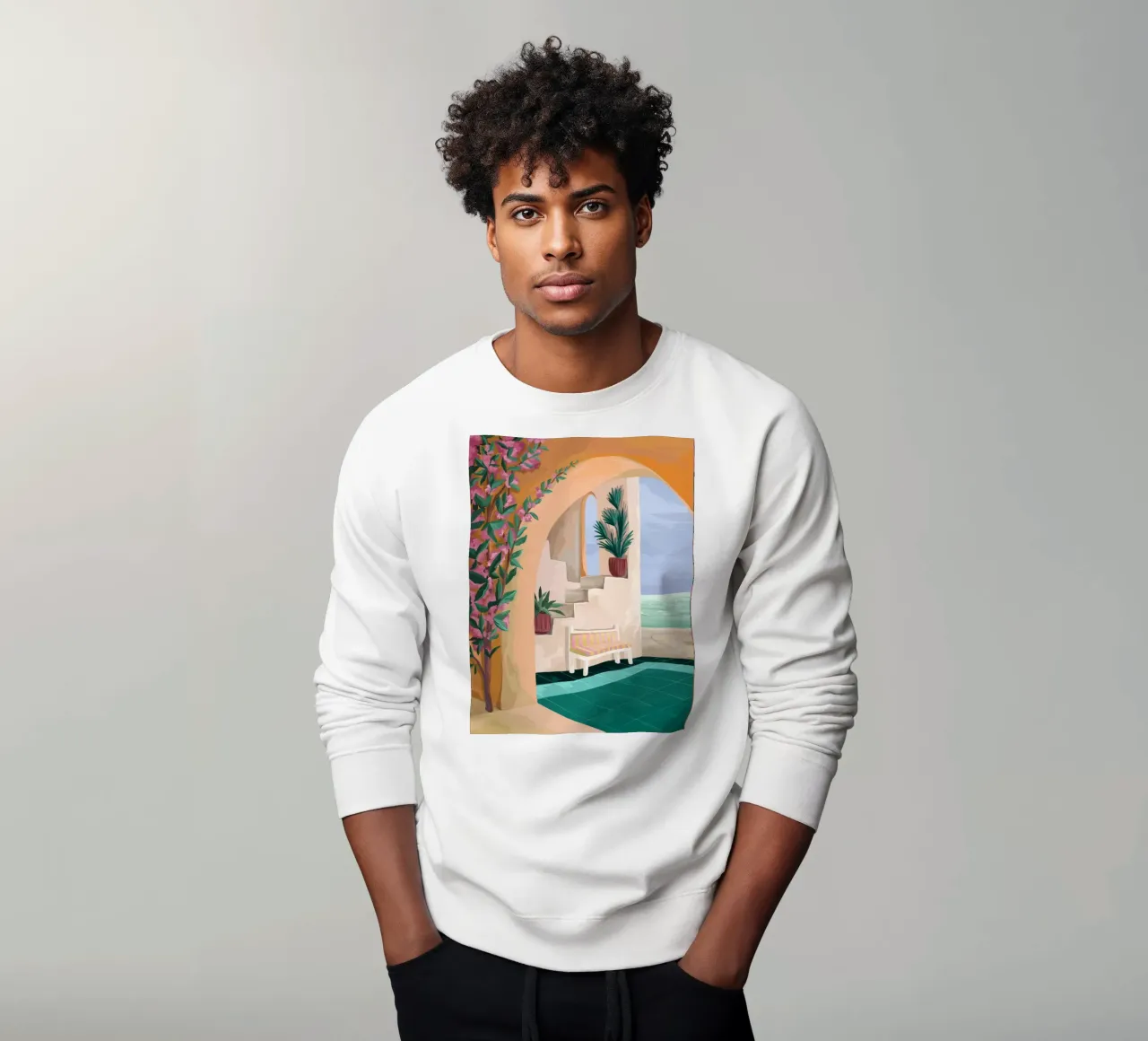 A bench with a view felpa da Goed Blauw