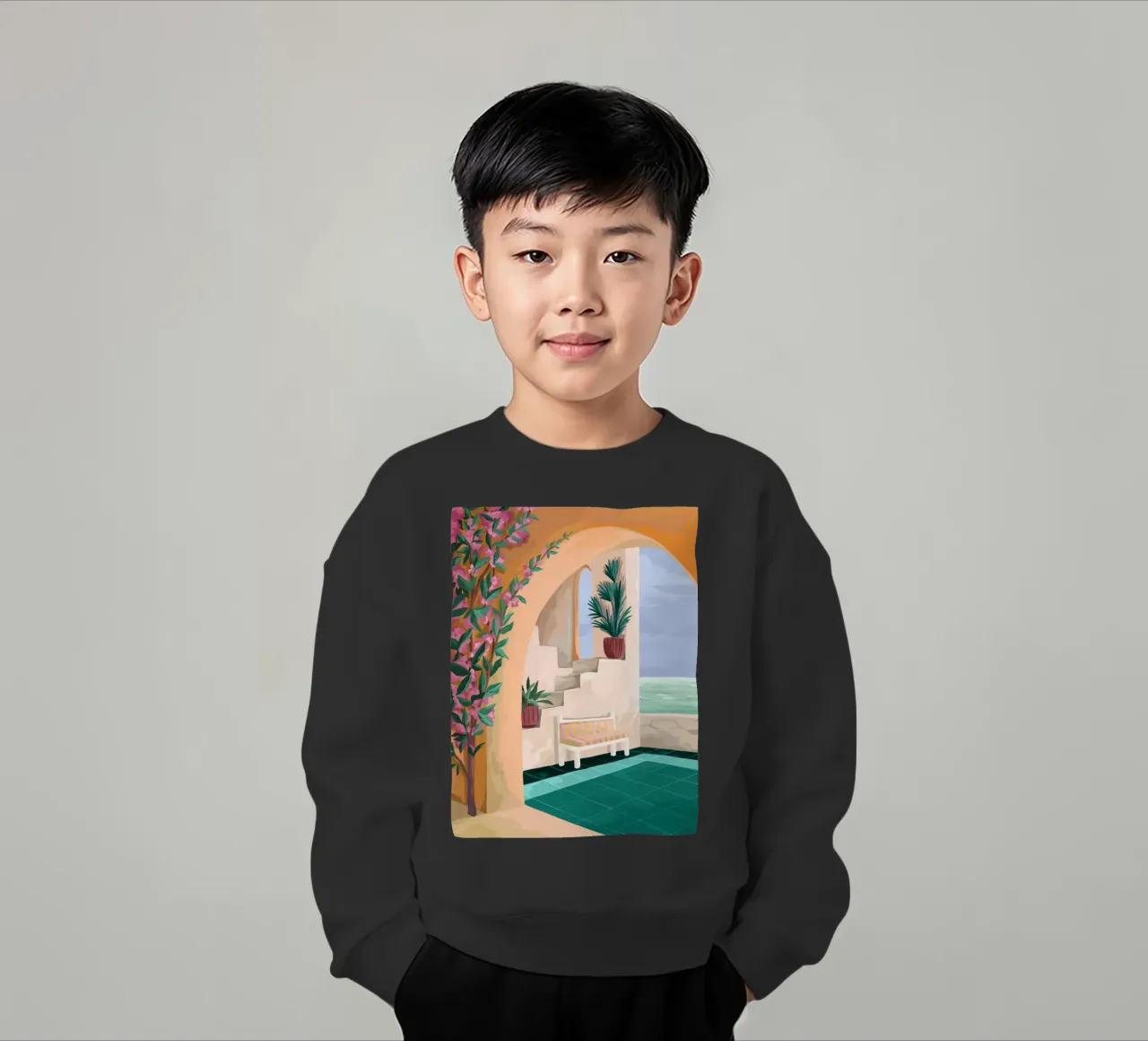 A bench with a view felpa bambino da Goed Blauw