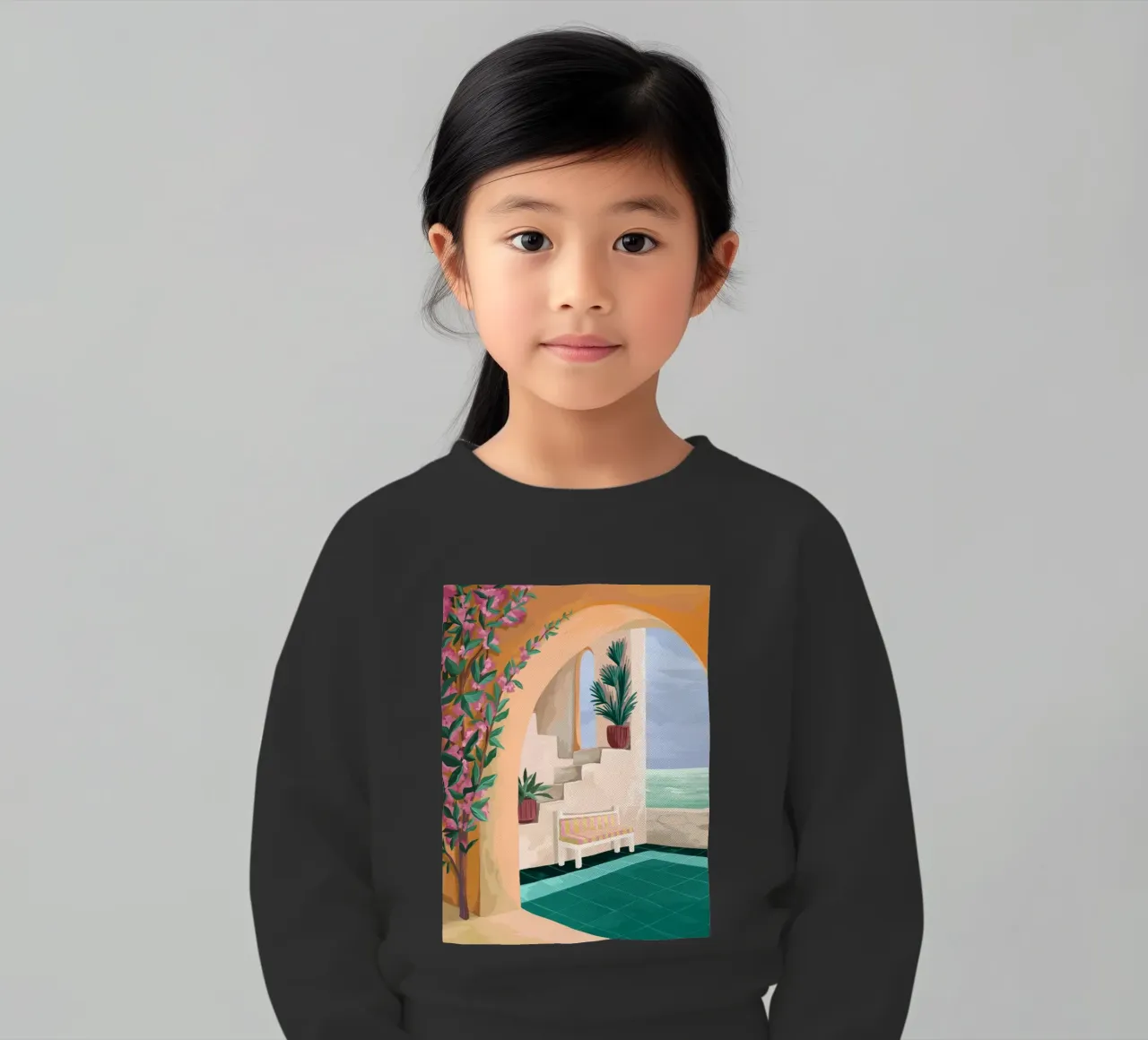 A bench with a view felpa bambino da Goed Blauw