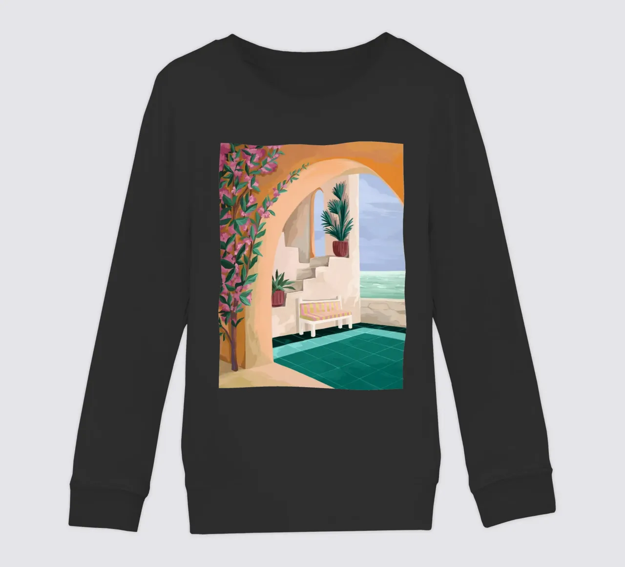 A bench with a view felpa bambino da Goed Blauw