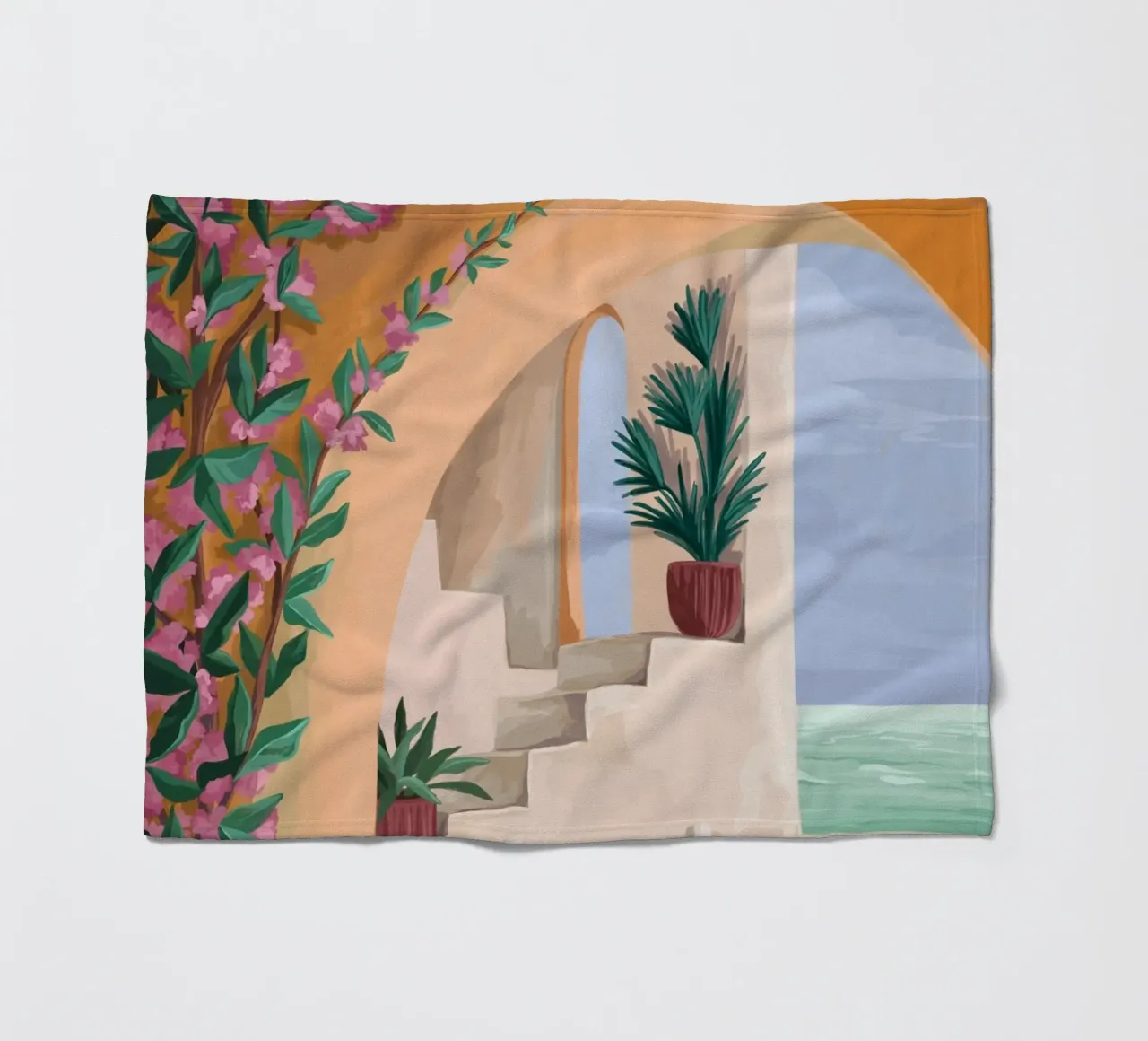 A bench with a view coperta in pile da Goed Blauw