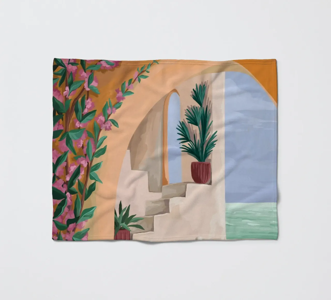 A bench with a view coperta in pile da Goed Blauw