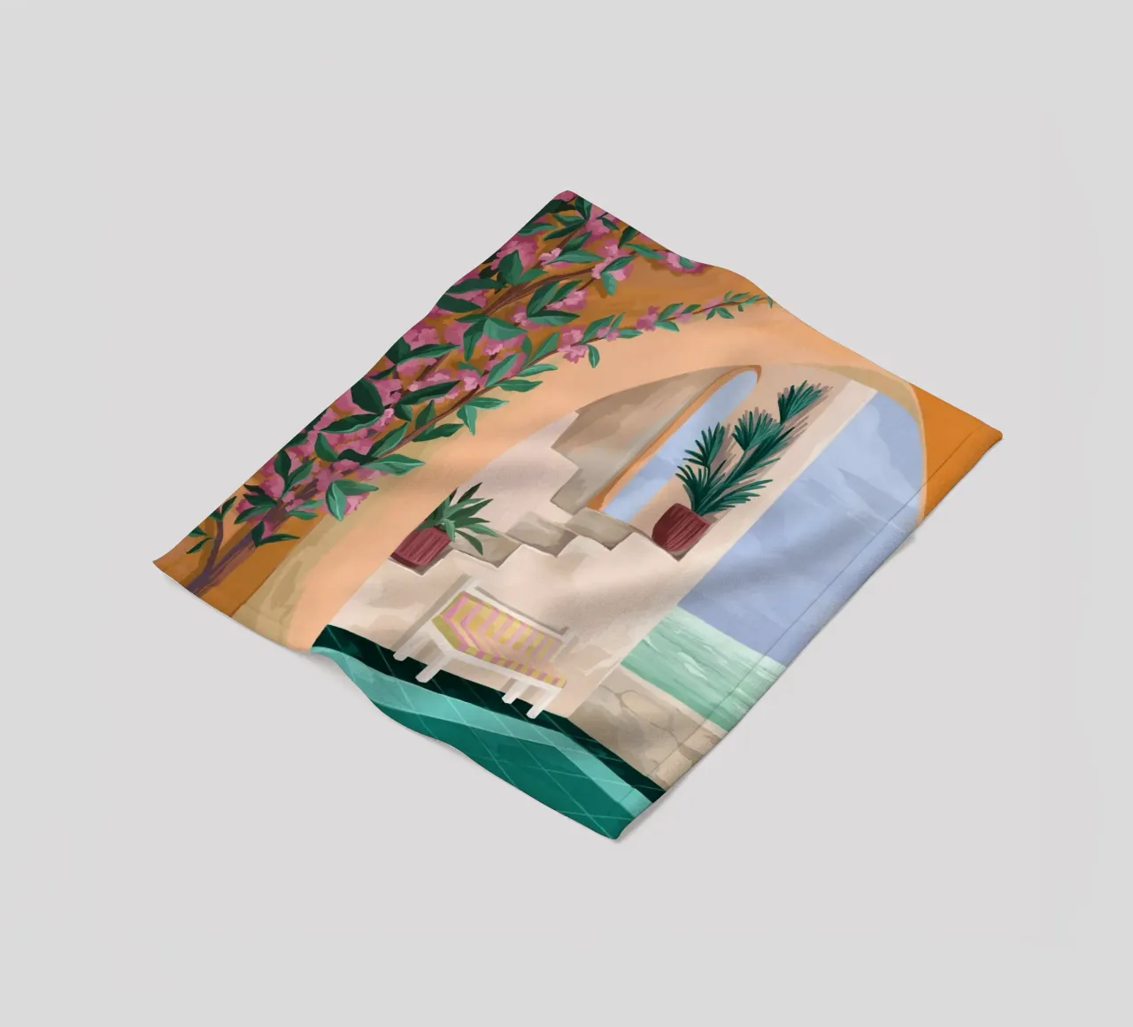 A bench with a view coperta in pile da Goed Blauw