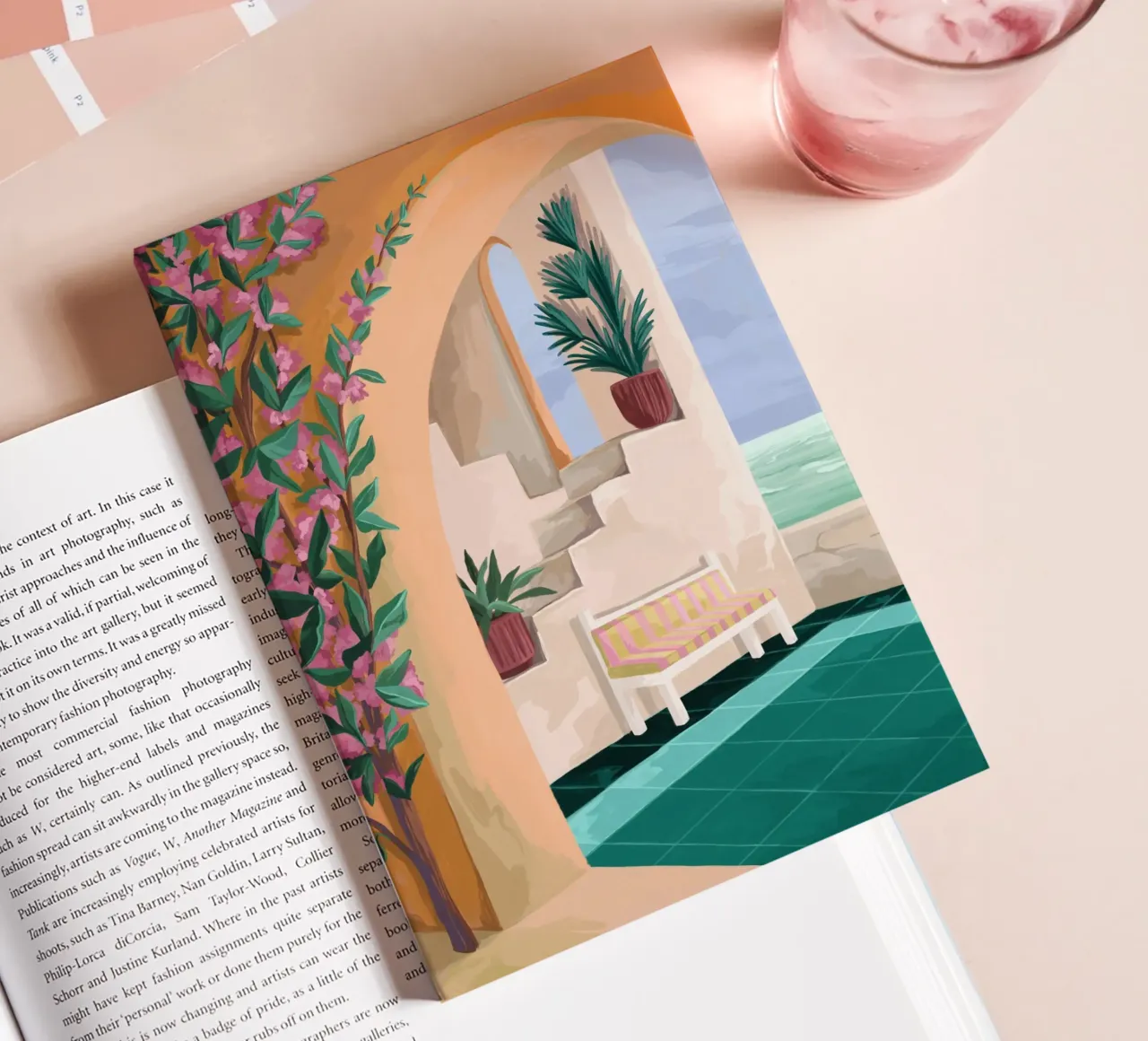 A bench with a view notebook by Goed Blauw