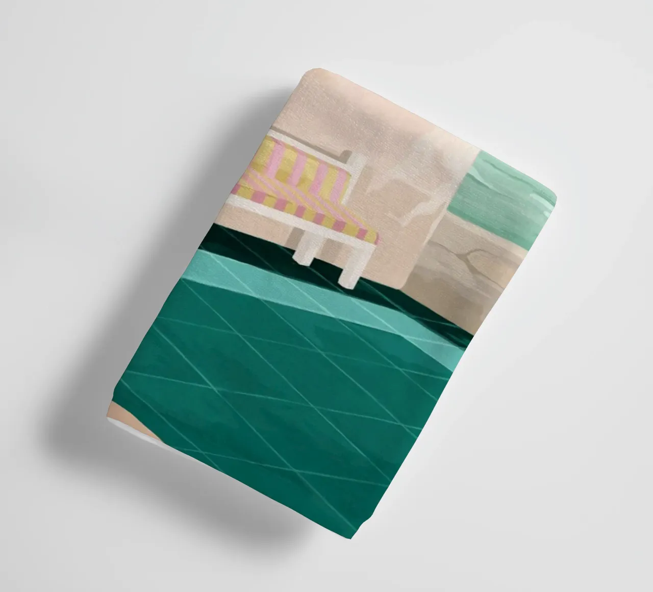 A bench with a view towel by Goed Blauw