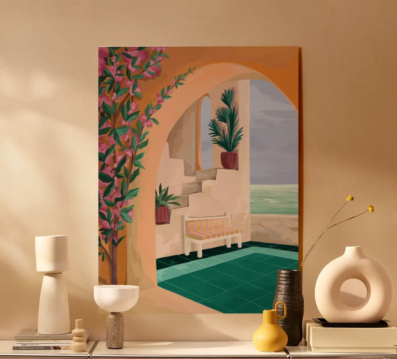 A bench with a view plexiglass da Goed Blauw