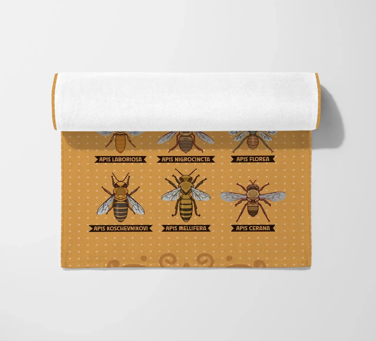 Le specie di api del genere Apis in sintesi telo mare da pixelbull - medieval art and more