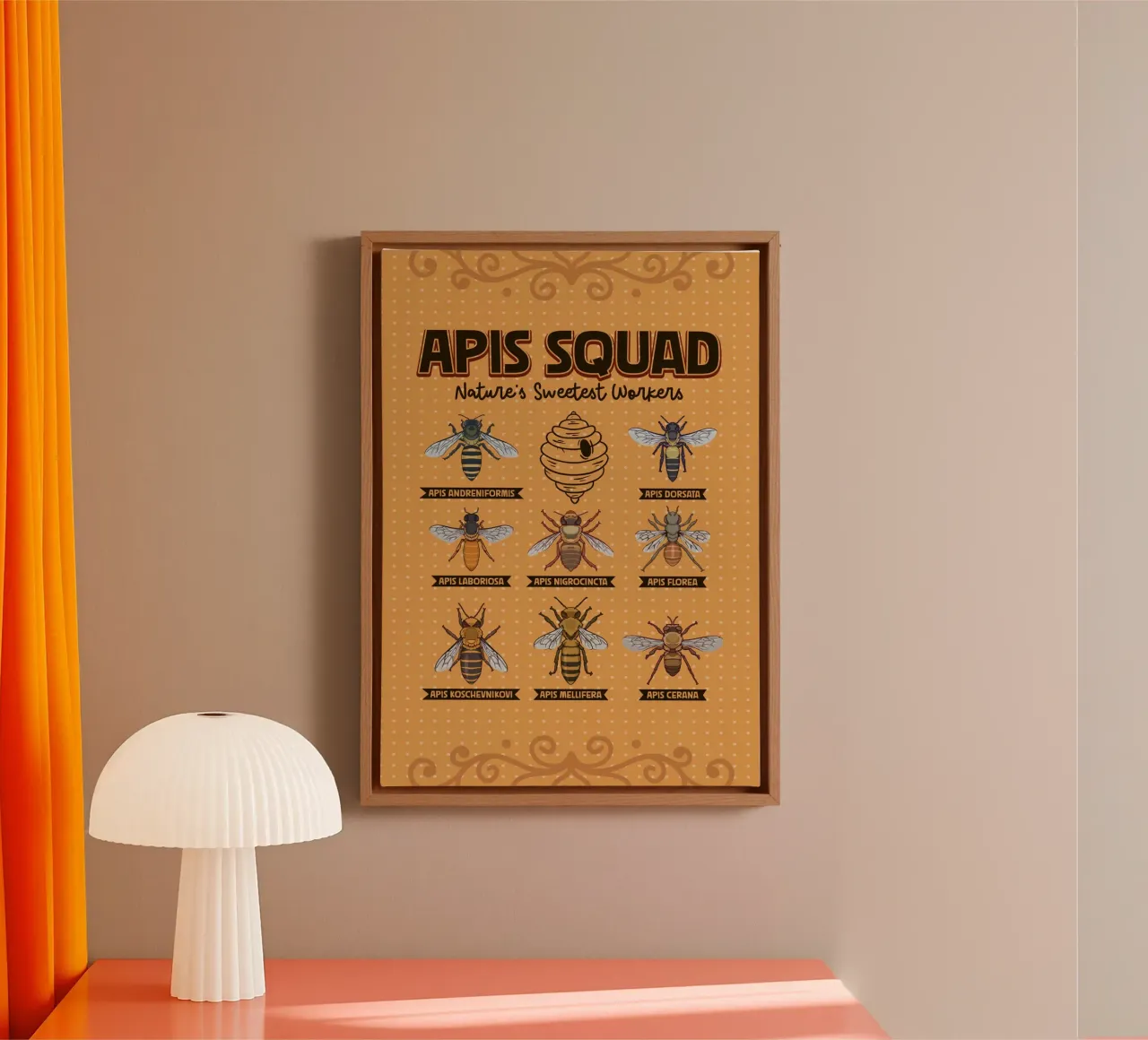 Le specie di api del genere Apis in sintesi tela da pixelbull - medieval art and more