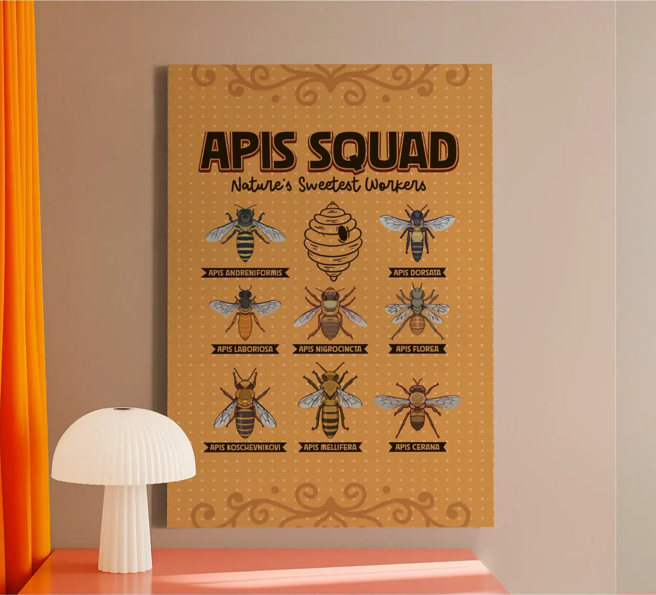 Le specie di api del genere Apis in sintesi tela da pixelbull - medieval art and more