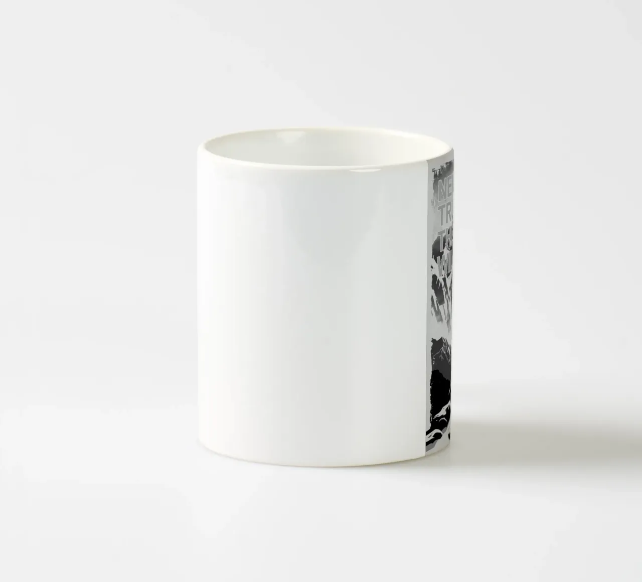 Never Trust The Wild | Outdoor Design ceramic mug by Autofocus