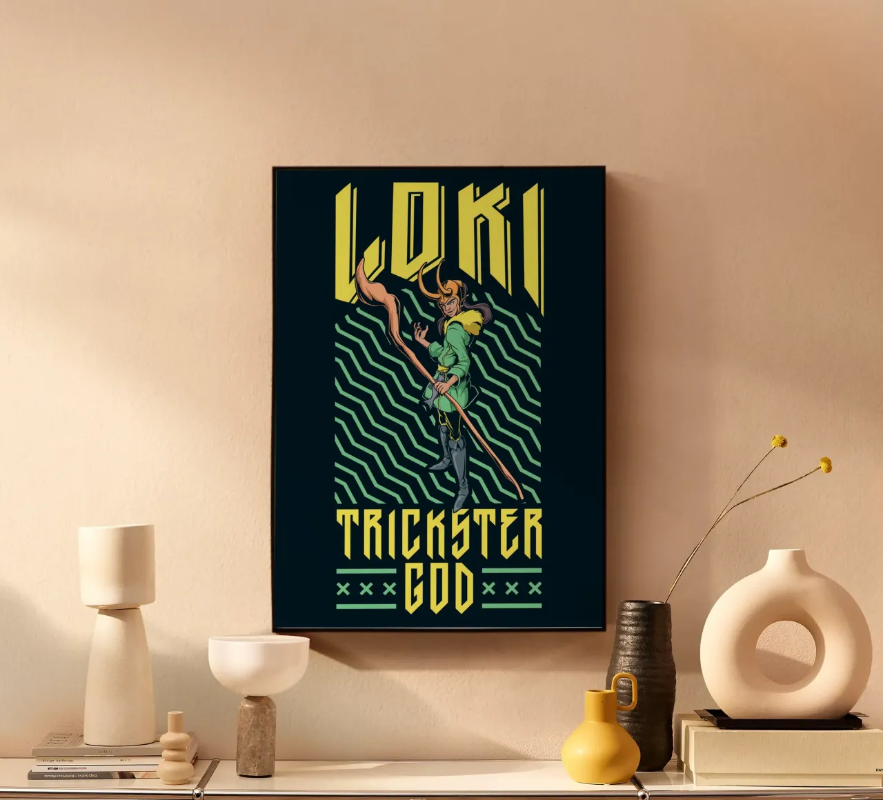 Loki - L'astuto dio dell'inganno plexiglass da pixelbull - medieval art and more