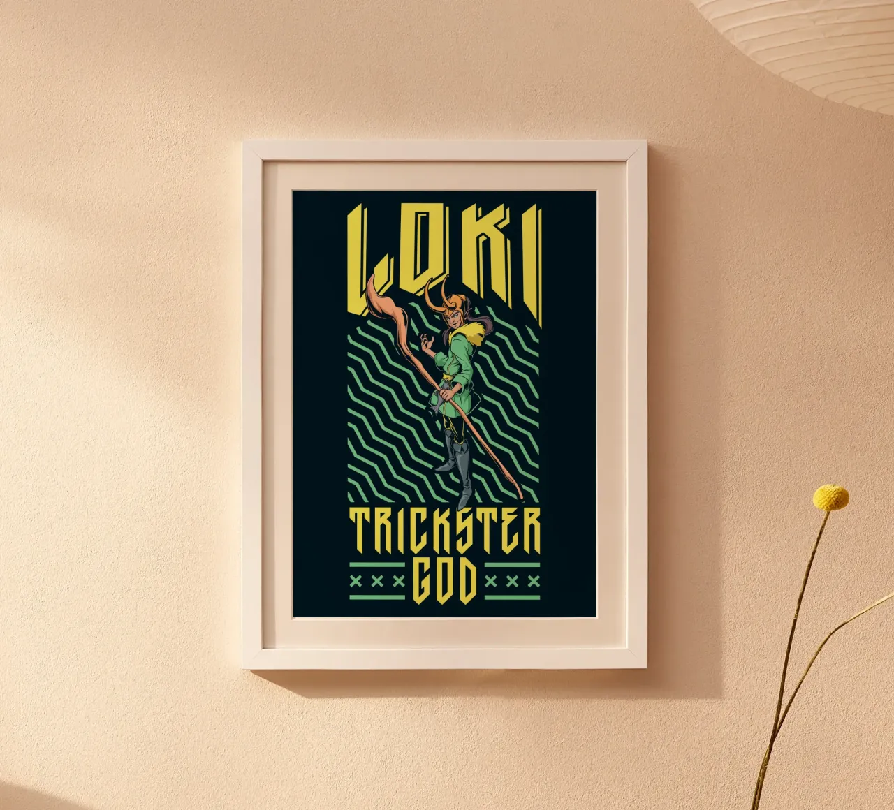 Loki - L'astuto dio dell'inganno carta hahnemühle da pixelbull - medieval art and more