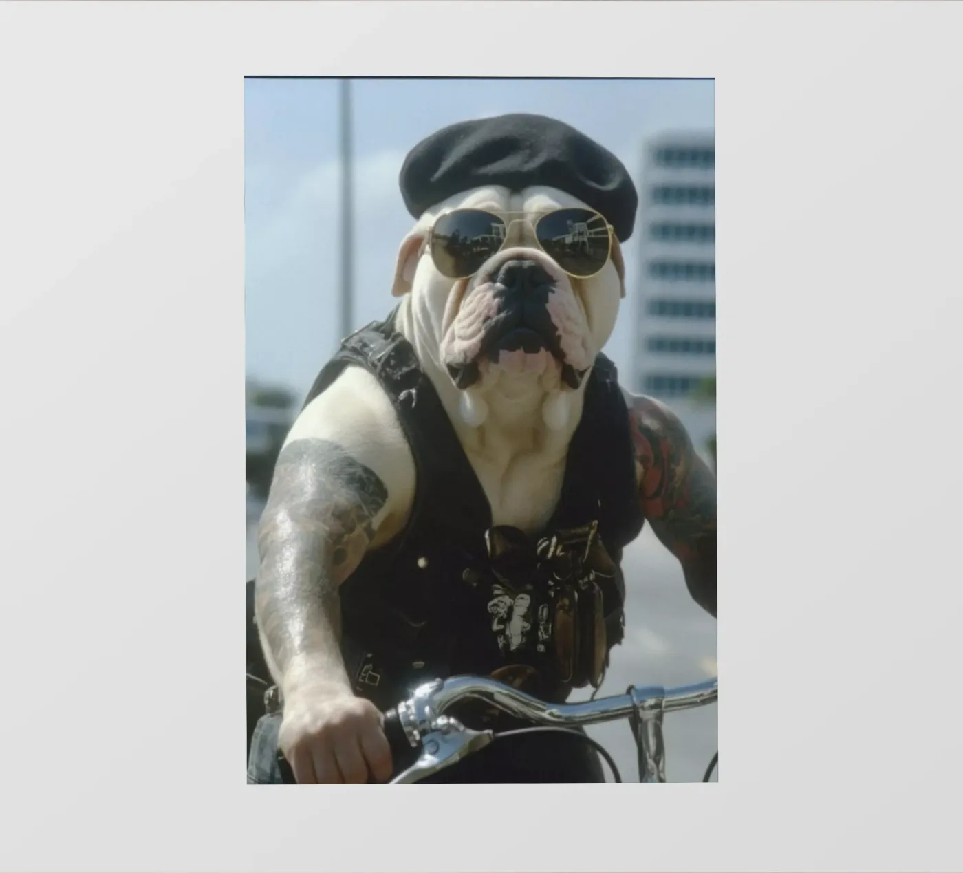 Marc backlit folie van Affiches Chien Originales – Dogland
