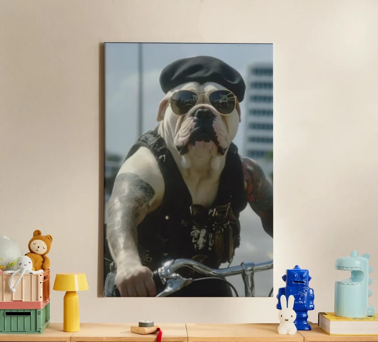 Marc tela con Cornice a cassetta da Affiches Chien Originales – Dogland