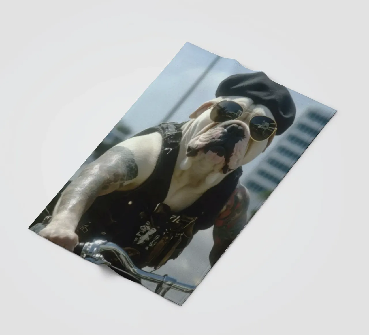 Marc Fleecedecke von Affiches Chien Originales – Dogland