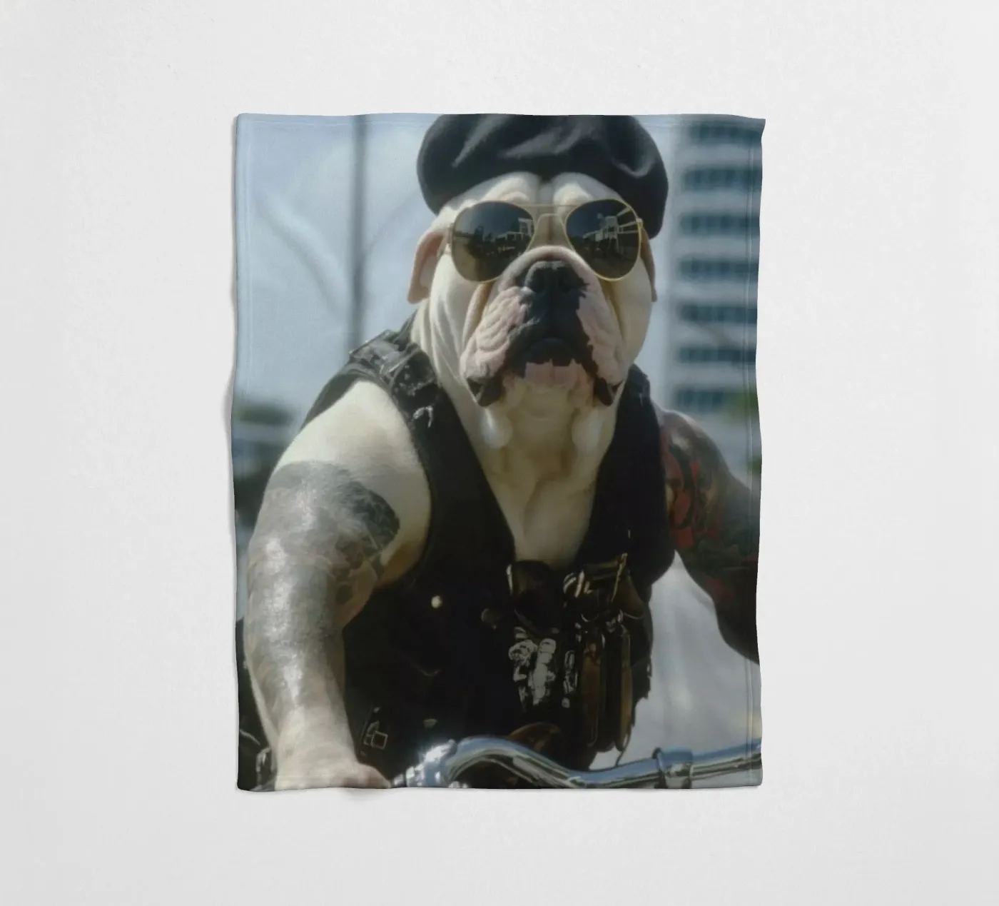 Marc Fleecedecke von Affiches Chien Originales – Dogland