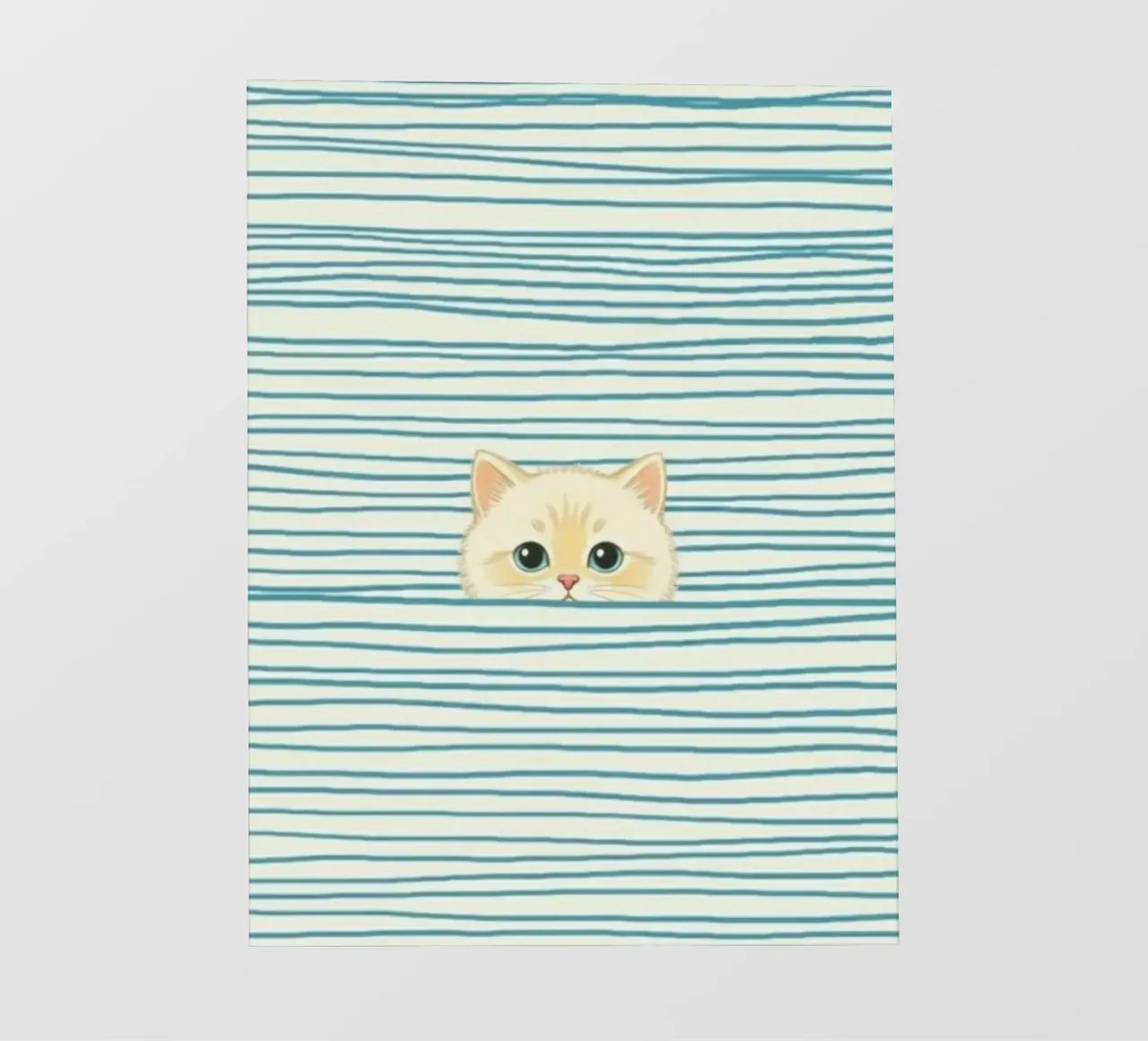 cat in striped line pellicola backlit da beney