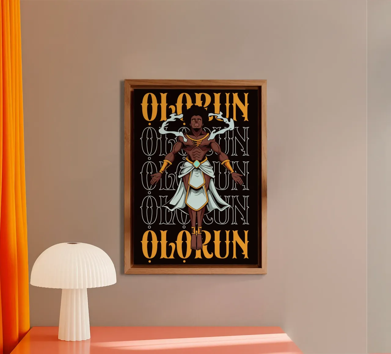 Ọlọrun - Heavenly origin and source of all being alu-dibond by pixelbull - medieval art and more