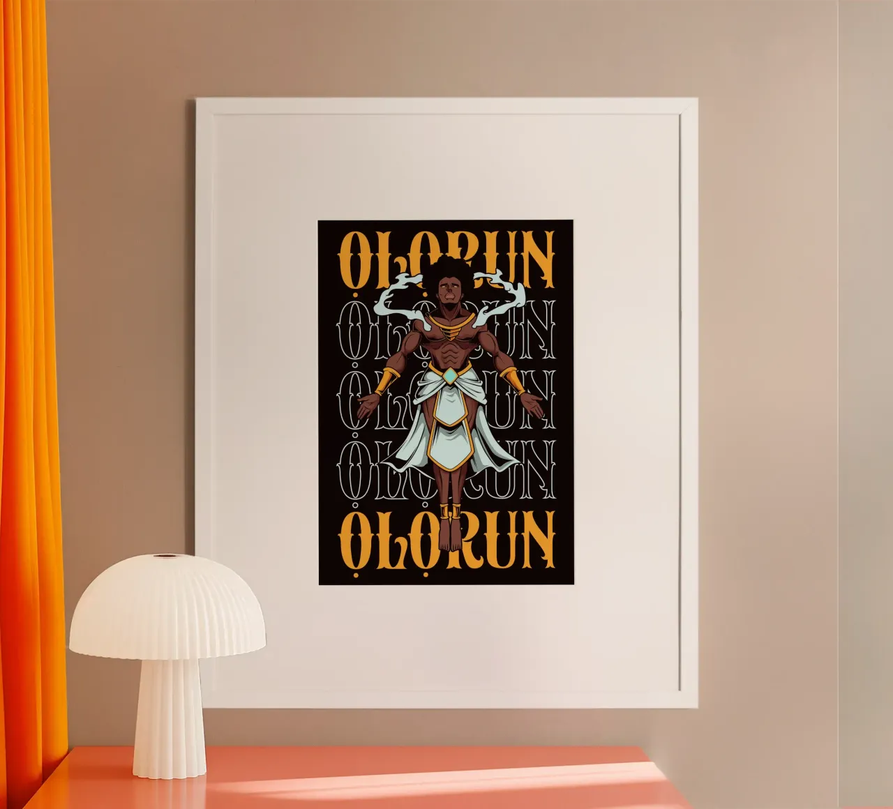 Ọlọrun - Heavenly origin and source of all being hahnemühle by pixelbull - medieval art and more