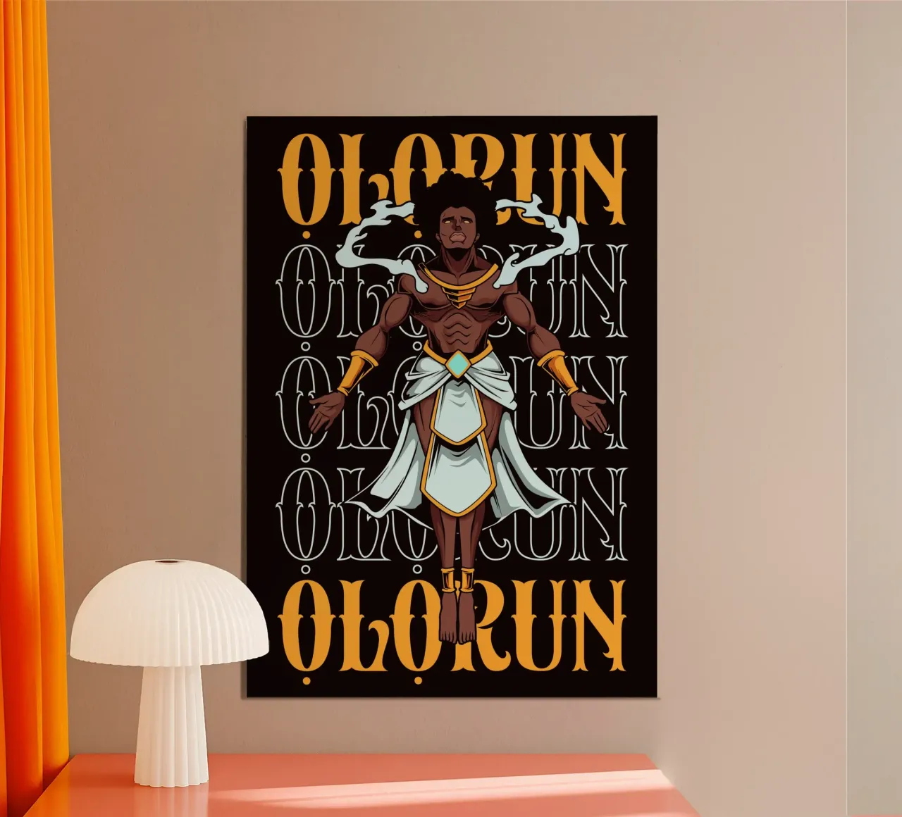 Ọlọrun - Heavenly origin and source of all being hahnemühle by pixelbull - medieval art and more