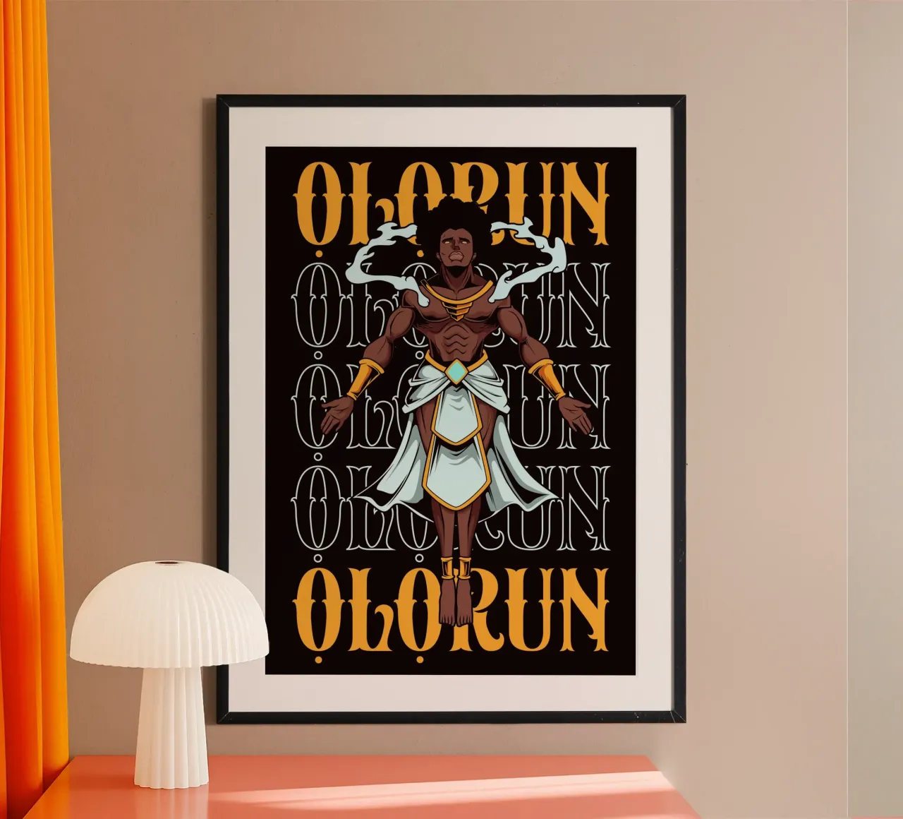 Ọlọrun - Heavenly origin and source of all being hahnemühle by pixelbull - medieval art and more